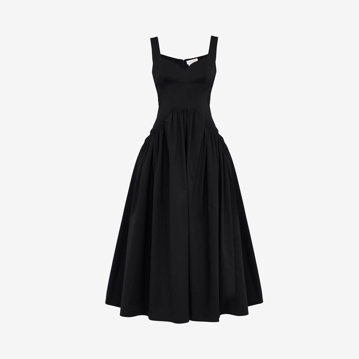 ALEXANDER MCQUEEN - Sweetheart Neckline Midi Dress - Item 787746QAABC1
